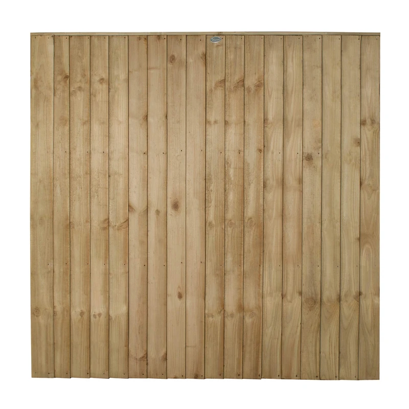Forest Garden Forest Fence Panel, Pressure Treated, 6 ft (Pack of 4)