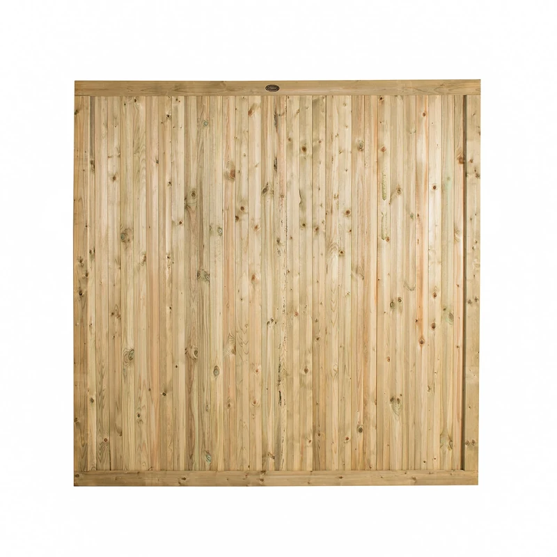 Forest Garden Forest Fence Panel, Pressure Treated, 6 ft (Pack of 4)