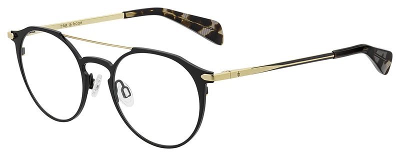 rag & bone Men's RNB7013 Sunglasses, Matte Black, 50