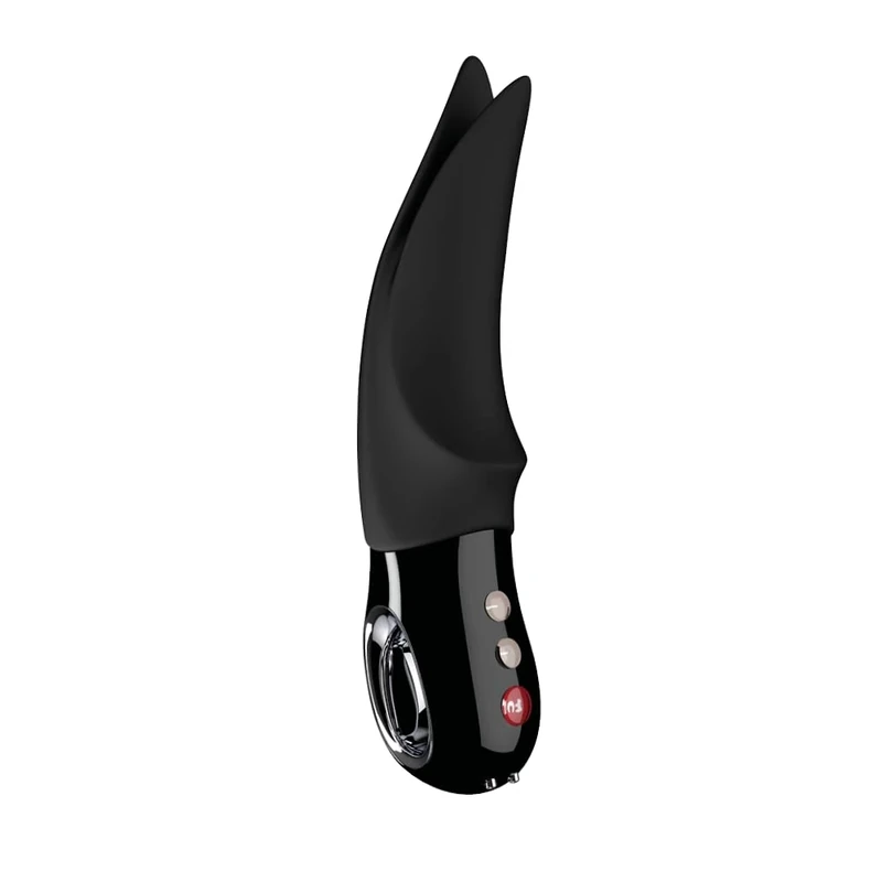 Fun Factory Volta Black Line Vibrator | Vibrant Clitoral Stimulator with Flexible Tips | Silent Vibrator for Women | Waterproof (IPX7) Silicone | Rechargeable Pleasure Massager | Adult Sex Toy