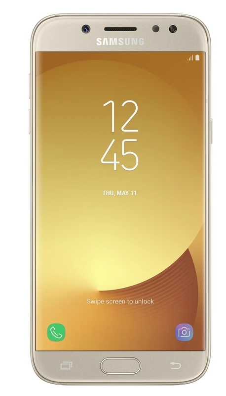 Samsung Galaxy J5 (2017) 16GB 5.2in 13MP SIM-Free Smartphone in Gold (Renewed)