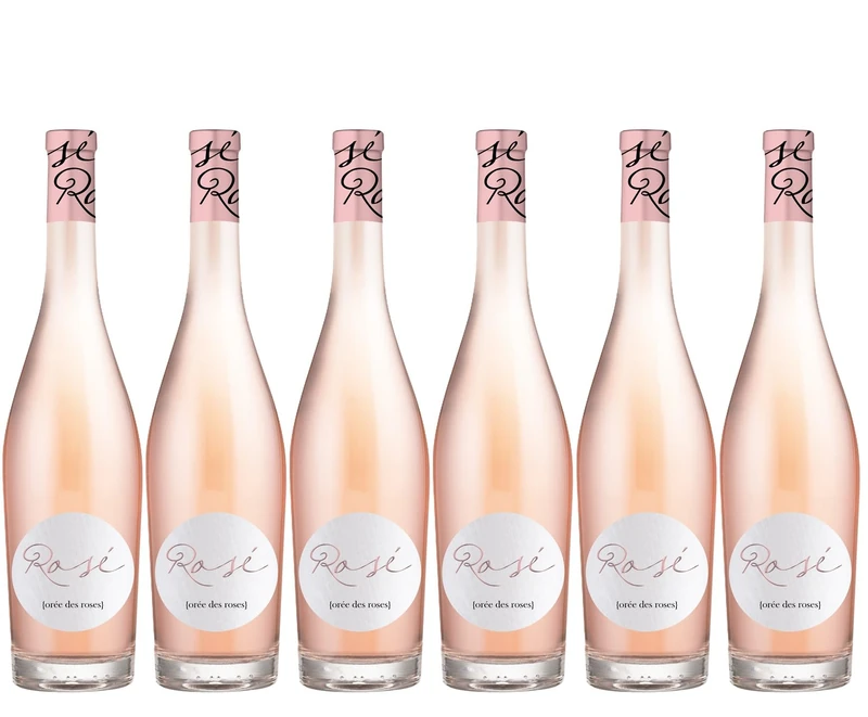 Oree des Roses - Dry Rose wine IGP Aude, fruity and flavourful (6 x 0,75 L) - Image 1