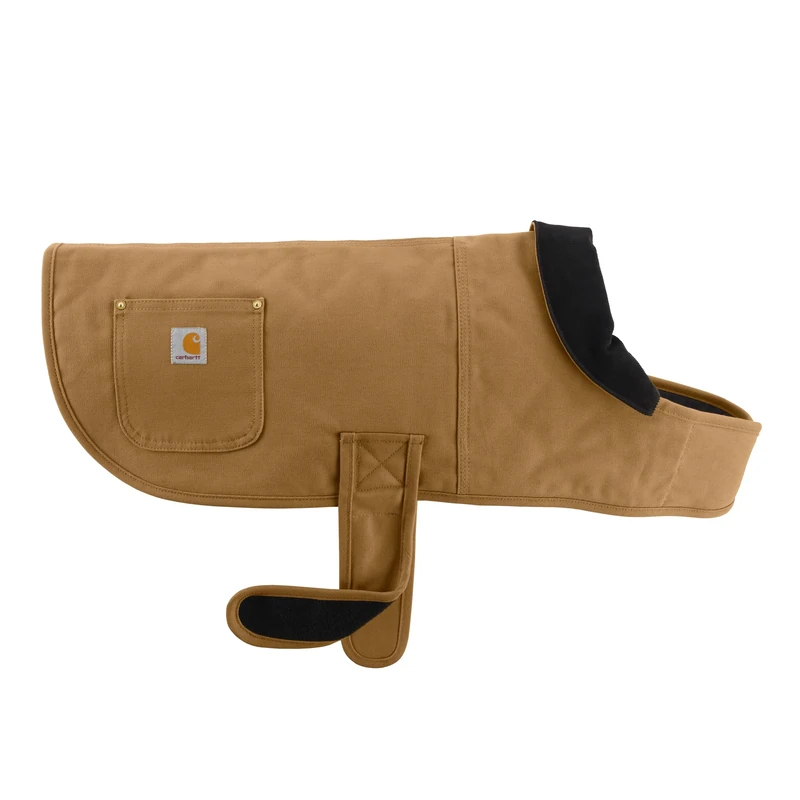 Carhartt Men's Firm Duck Insulated Dog Chore Coat, Carhartt® Brown, S - Image 1