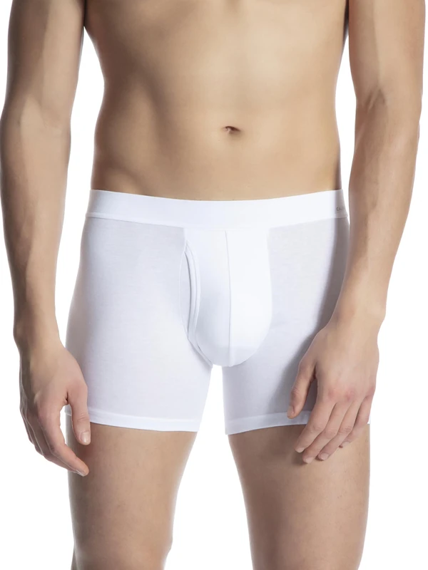 Calida Men's Cotton Code Boxer Shorts Not Applicable, White (Weiss 001), Medium
