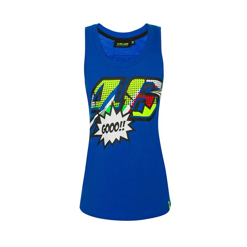 Valentino Rossi Pop Art, Women's Tank, Turquoise, XS