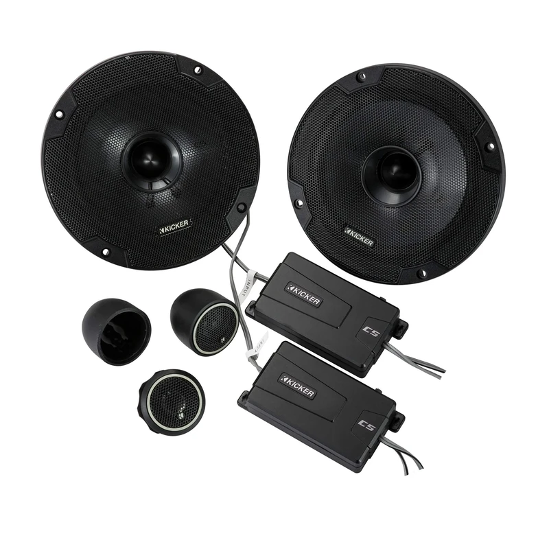 KICKER 46CSS654 CS-Series CSS65 6.5-Inch (160mm) Component System with .75-inch tweeters, 4-Ohm (Pair)