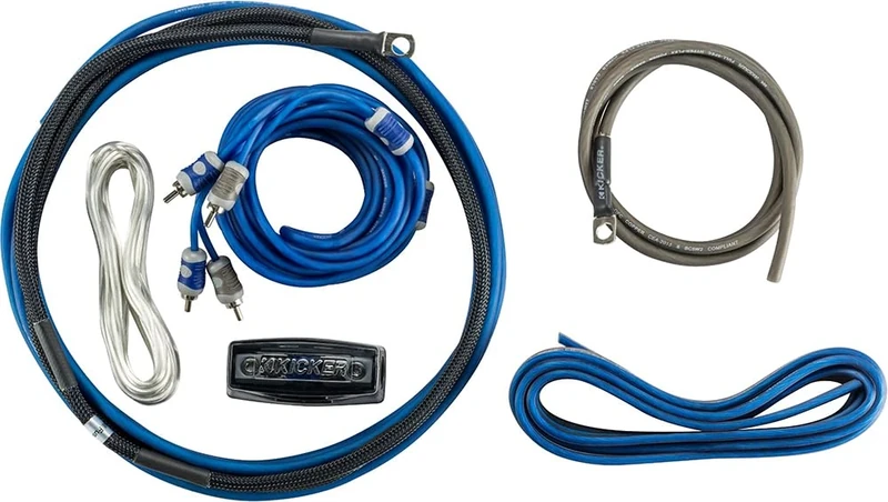 KICKER 46CK8 8 AWG Complete Amplifier Installation Wire Kit