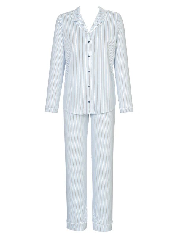 Calida Women's Sweet Dreams Pyjama Set Not Applicable, Blue (Peacoat Blue 488), 20 (Manufacturer size: Large)