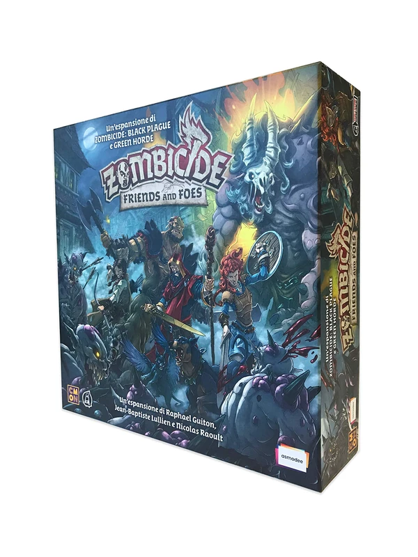 Asmodee - Zombicide Green Horde: Friends And Foes, Board Game Expansion, Italian Edition, 8439
