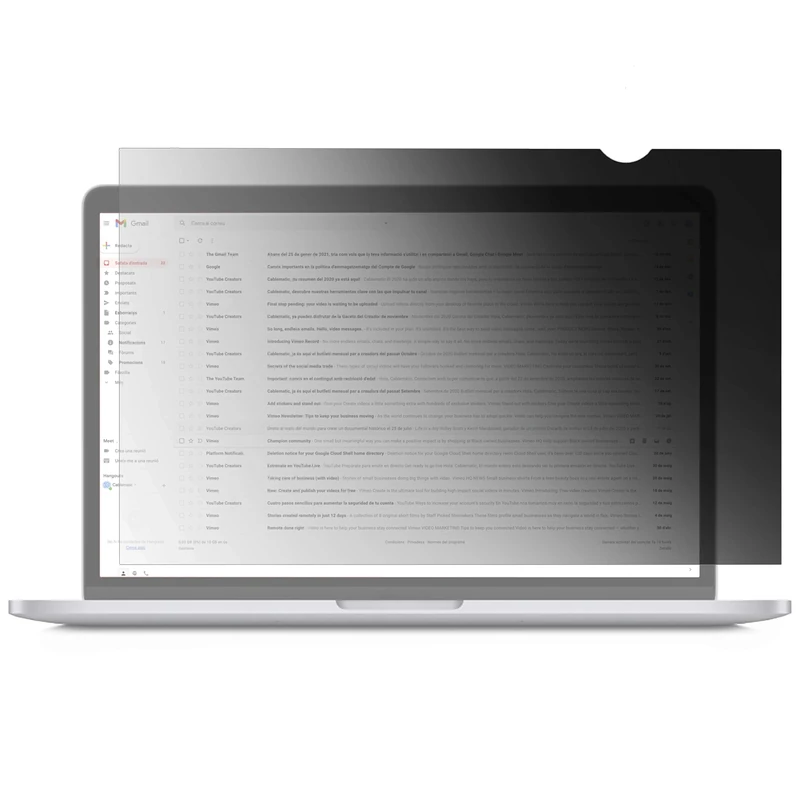 BeMatik - Privacy Filter Screen and Monitor Protector 17" 387x253mm (MD047)
