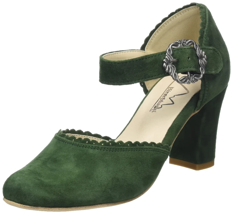 HIRSCHKOGEL Women's 3005715 Court Shoes, fir, 4.5 UK