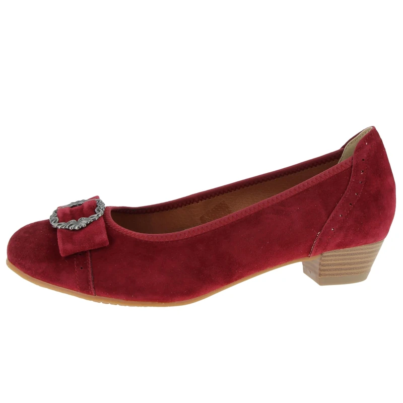HIRSCHKOGEL Women's 3009220 Pump, Red Bordo 024, 6.5 UK