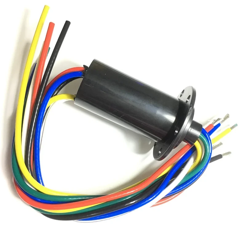 Taidacent 6 Wire & 12 Wire 2A to 30A Slip Ring Collector Rotary Electrical Contact Joint Connector - Image 1