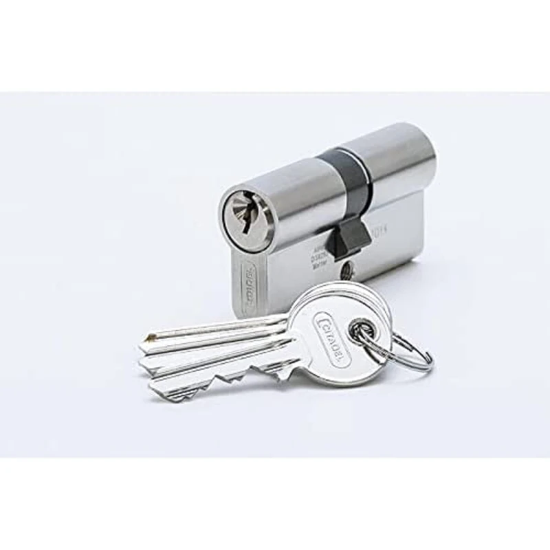 ABUS 21498 Citadel N 30/30 C Profile Cylinder, Nickel - Image 1
