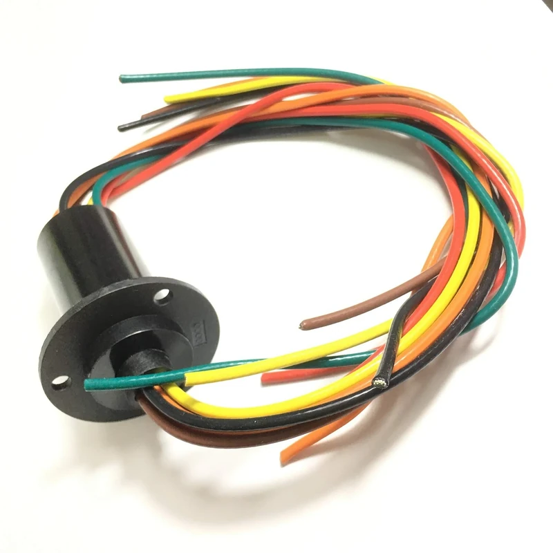 Taidacent 6 Wire & 12 Wire 2A to 30A Slip Ring Collector Rotary Electrical Contact Joint Connector