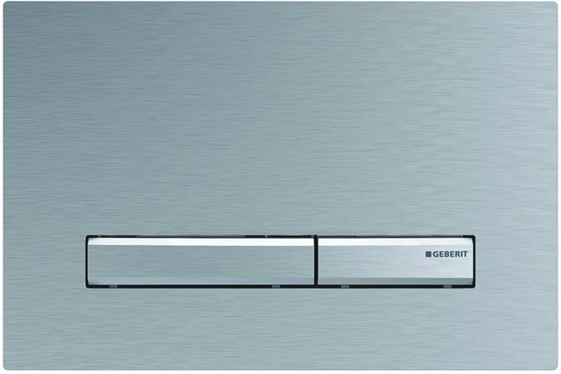 Geberit Sigma 50 Push Plate Brushed Chrome for UP720, UP320, UP300 and UP700
