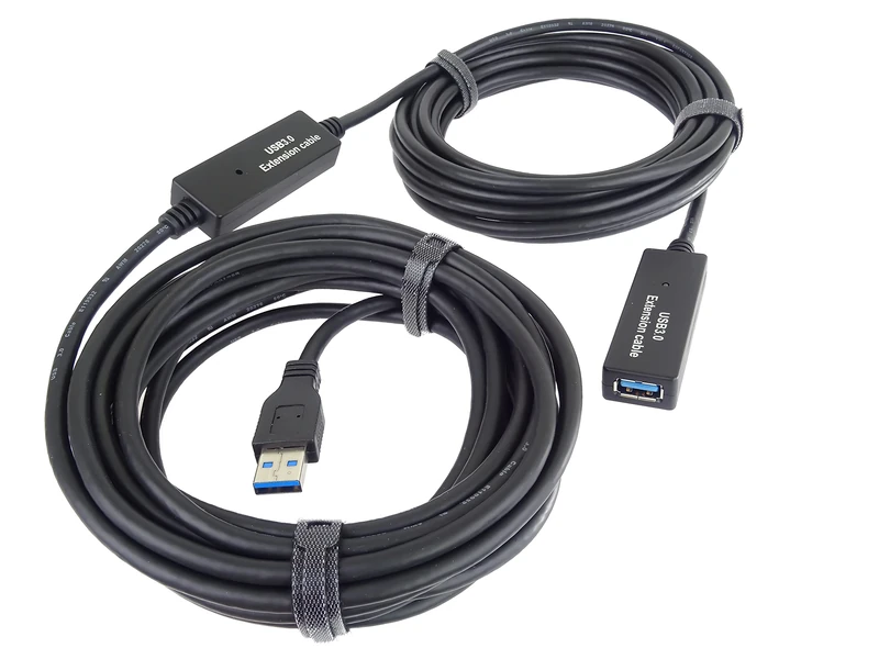 Premium Cord USB 3.0 Repeater Extension Cable A/m-A/F 15 m - Image 1