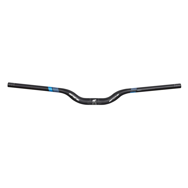 Spank Spike 800 Vibrocore, Rise 50 mm, 31.8 mm Unisex Adult Hanger, Black/Blue, 800 mm