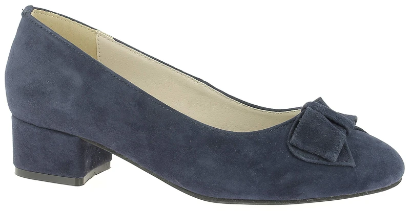 HIRSCHKOGEL Women's 3007827 Pump, Blue Dark Blue 017, 3 UK