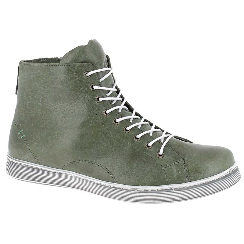Andrea Conti Women’s 341500 341500 Hi-Top Trainers, Green Olive 042, 3.5 UK