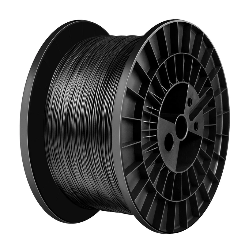 TIANSE Black 1.75mm PLA 3D Printer Filament, PLA Filament 1.75mm 5Kg Spool for 3D Printer, Vacuum Packaging - 5kg Spool (11 lbs) - Dimensional Accuracy +/- 0.03mm