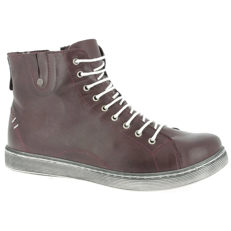 Andrea Conti Women's 0027913 High Trainers, Red Burgundy 582, 5 UK