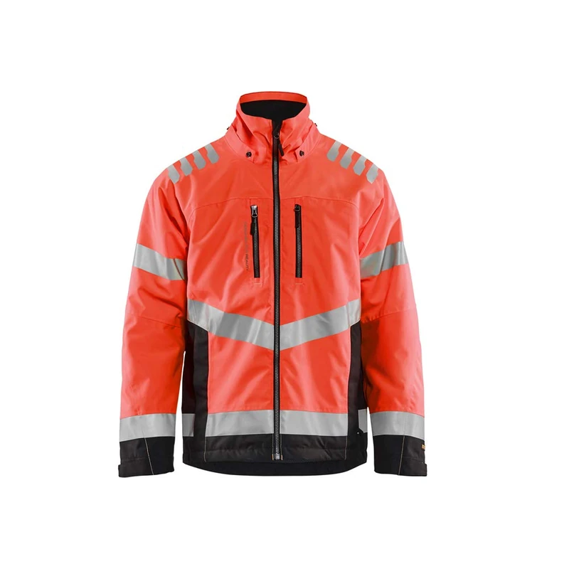 Blaklader 478019775599XXXL Winter Jacket, High Vis Red/Black, Size XXXL