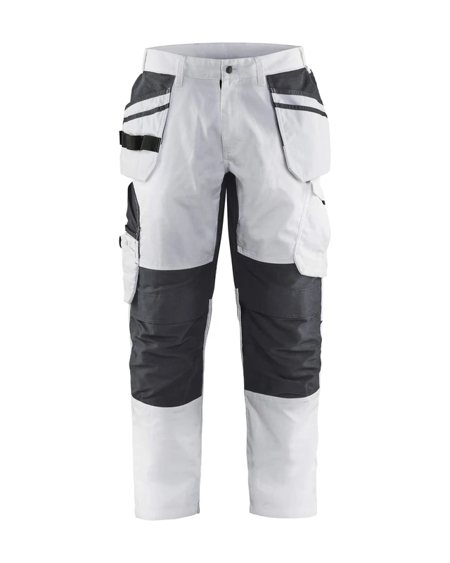 BLÅKLÄDER Painter Trouser Men 40L White/Dark Grey - Image 1