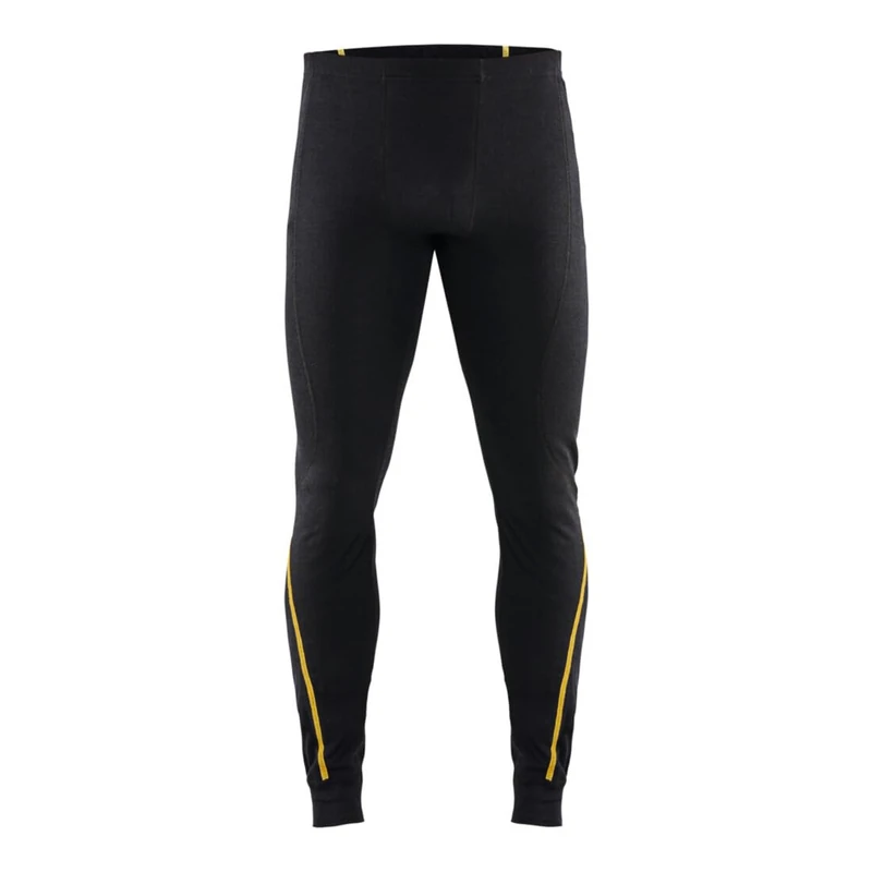 Blaklader 188910759900L Flame Retardant Long Underwear, 78% Merino Wool, Black, Size L