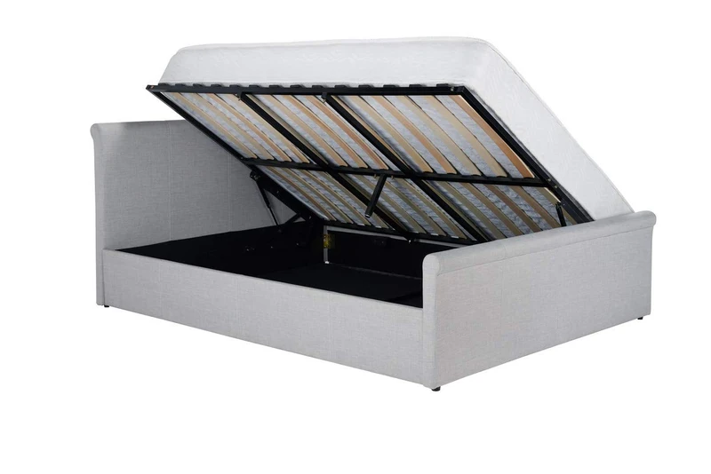 Birlea, Stratus Ottoman Storage Bed, Grey Fabric, 150cm