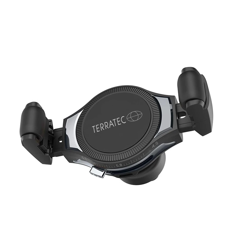 Terratec ChargeAir Car Auto Black – Mobile Phone Chargers (Auto, Cigarette Lighter, Black) – 2 USB 2.0 Ports, Fast Charging, Black
