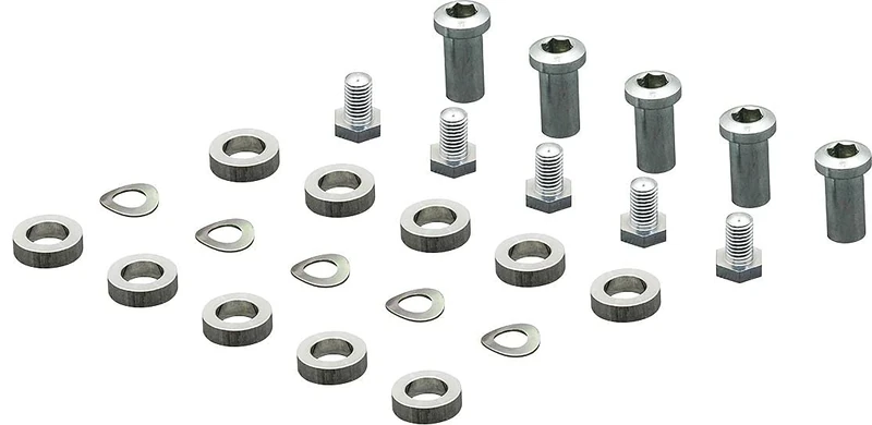 Spécialités TA Pro 5 Vis Chainring Bolts, Silver, Pack of 5, Triple Ring Chainsets - Image 1