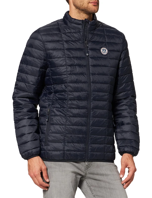 Bermudes Men's Doudoune Hiato Parka, Blue (Navy 204), Small