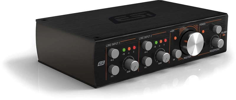 ESI planet 22x | Professional Dante audio interface with 2 inputs / 2 outputs