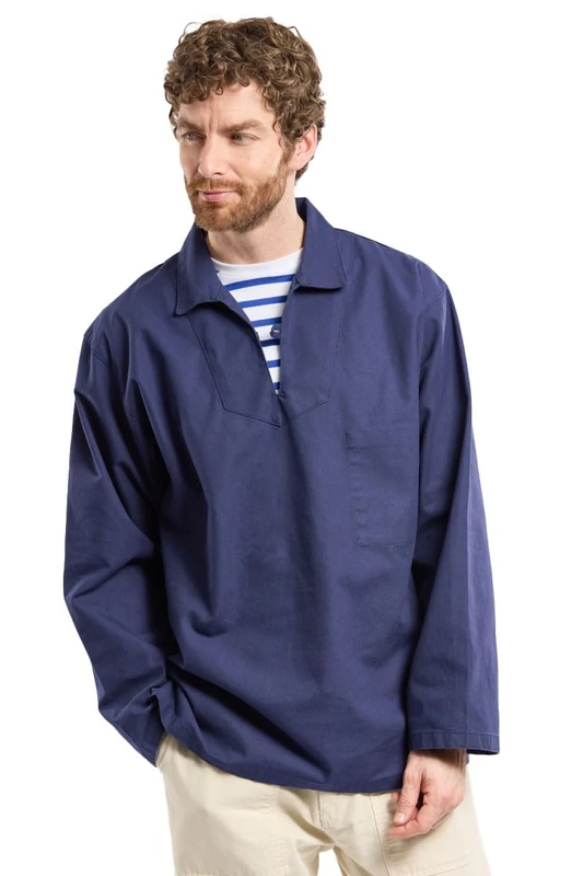 Armor Lux Men's 76840 Sweatshirt Not Applicable, Multicolour (Navire 300), Medium (Manufacturer size: 3)