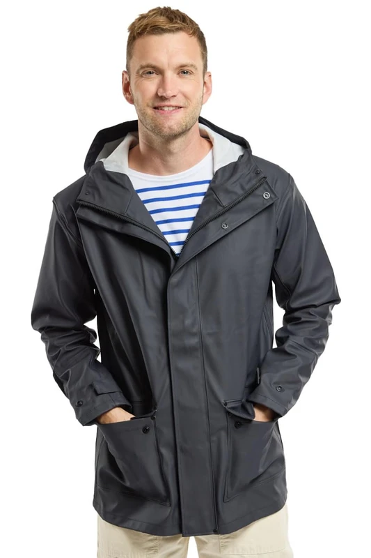 Armor Lux Men's Penmarch Raincoat, Blue (Navire 300), XXX-Large