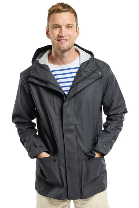 Armor Lux Men's Penmarch Raincoat, Blue (Navire 300), (Size: Xx-Large)