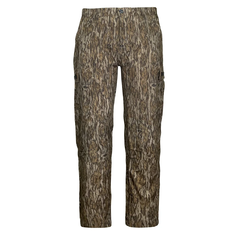 Mossy Oak Camo Lightweight Hunting Pants for Men Camouflage Clothing, Small, Bottomland