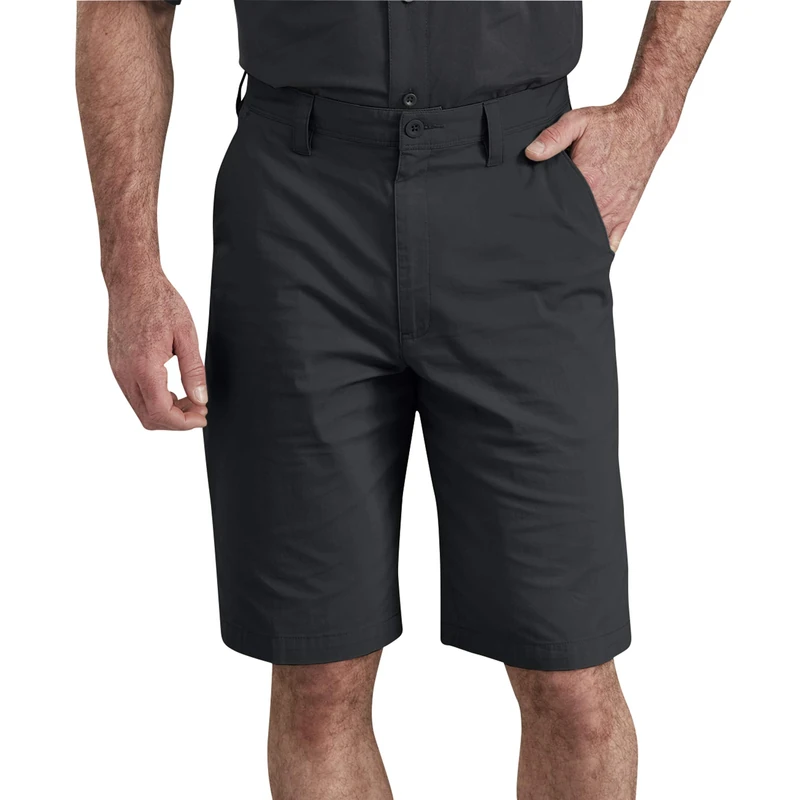 Dickies Men's 11 Inch Performance Hybrid Utility Short Work, Black, 34
