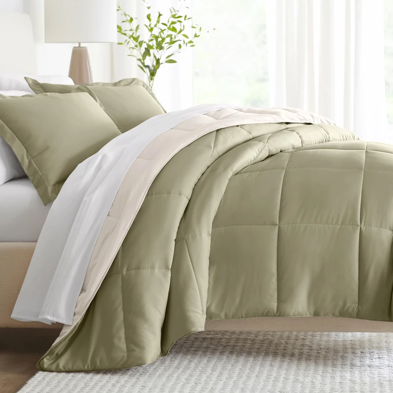 Linen Market Premium Down Alternative Reversible Comforter