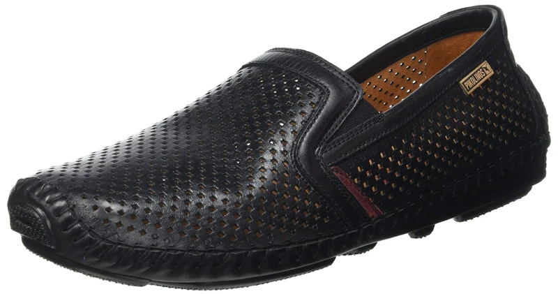 Pikolinos Leather Loafers Jerez 09Z Black