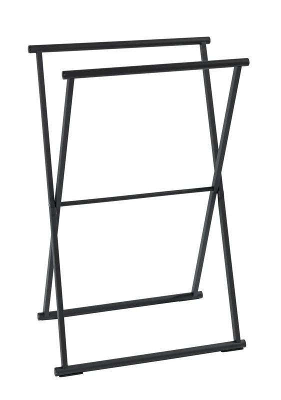 WENKO Lava 23709100 Foldable Towel Rail Black