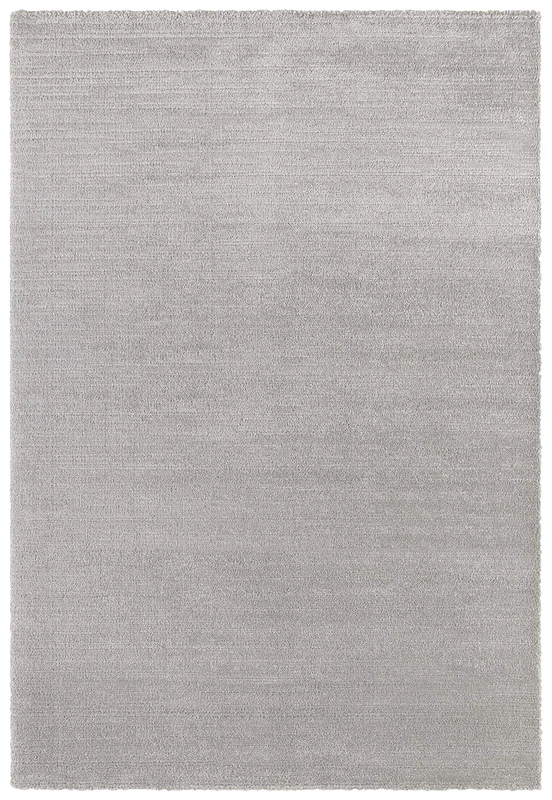 Elle Decoration Loos Rug, Modern Fluffy Short Pile Living Room Rug, Scandi Look, High Low Effect, Modern Soft, for Living Room, Bedroom, Kitchen or Dining Room, Light Grey, 120 x 170 cm - Image 1