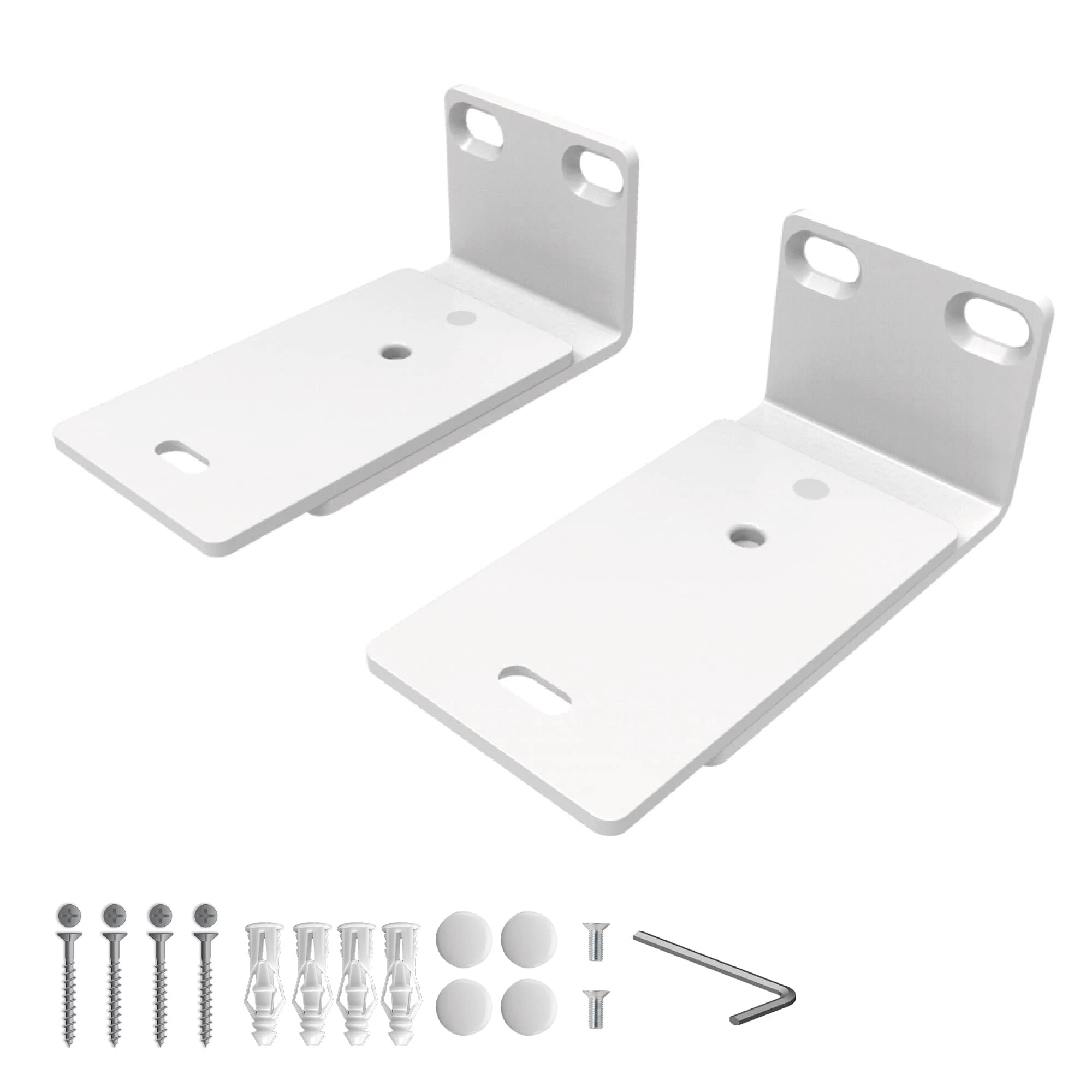 Sound bass Soundbar Smart 300 500 550 600 700 900 Ultra, TV Speaker Adjustable Wall Mount Kit, White, for Bose 300/500/550/600/700/900/Ultra/Smart Sound Bar Mounting Under TV Bracket