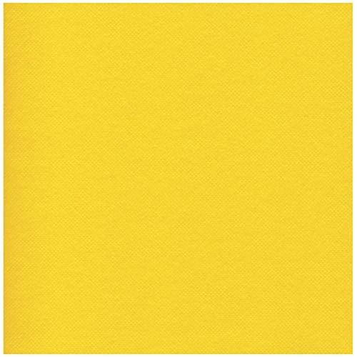 Yellow 2-ply fleece napkin 40 x 40 cm - Image 1