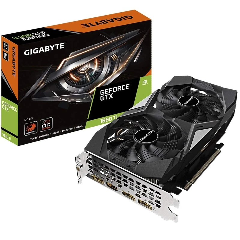 Gigabyte GeForce GTX 1660 Ti OC (6GB GDDR6/PCI Express 3.0/1800MHz/12000MHz)