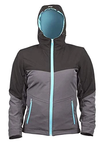 Bikers Gear Australia Limited Ladies Kevlar Lined Soft Shell Hooded Motorcycle Jacket