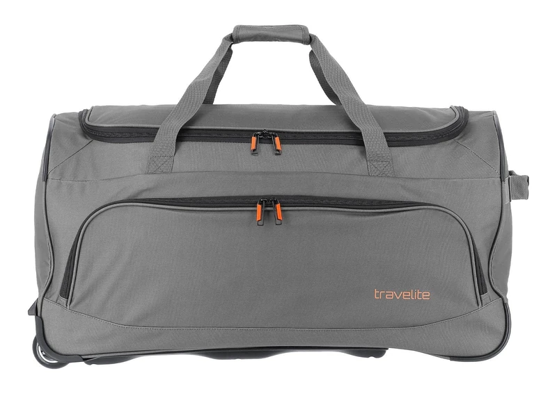 travelite trolley travel bag with wheels, sports bag BASICS FRESH, large soft holdall on wheels in sporty design, 71 cm, 89 liters - Image 1