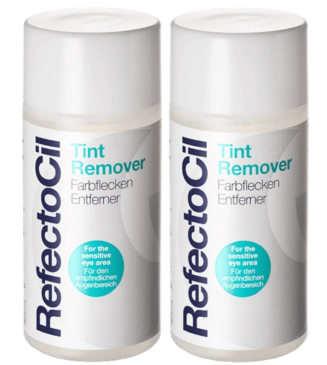 Refectocil Tint Remover Paint Stain Remover for Eyebrow and Eyelash Colour 150 ml Pack of 2