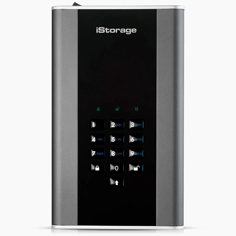 iStorage diskAshur DT2 256-bit 6TB - FIPS Level 3 Certified - Secure encrypted Desktop Hard Drive - Password Protected